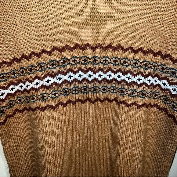 VNTG VAN CORT acrylic crewneck sweatshirt S - Picture 5 of 5